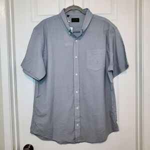 JACHS Shirt Men's Size X-Large Short Sleeve Gray NWT Cotton